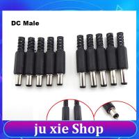 JuXie store DC Male Power Supply Jack Adapter Plug Connector 5.5mmx2.1mm Socket For DIY Projects