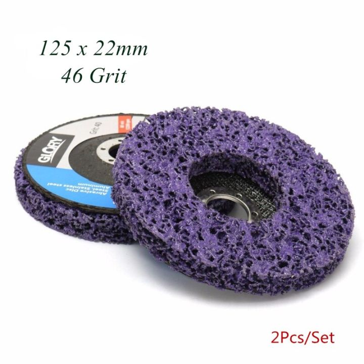 2pcs-set-125mm-poly-strip-disc-abrasive-wheel-paint-rust-removal-clean-for-angle-grinder