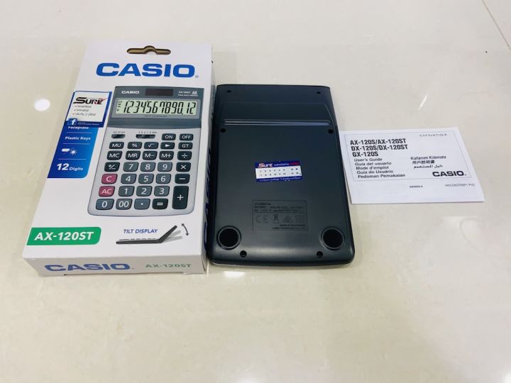 casio-เครื่องคิดเลข-ตั้งโต๊ะ-รุ่น-ax-120st-ยกหน้า-ประกันศูนย์เซ็นทรัลcmg-2-ปีจากร้าน-m-amp-f888b