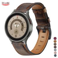 22mm 20mm Strap For Samsung Galaxy watch 4 44mm 5 Pro 45mm 46mm Gear S3 frontier leather correa bracelet HUAWEI GT 2 3 pro band