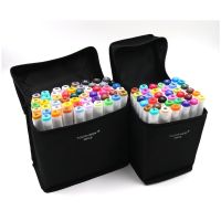 36 48 Color Set TOUCHNEW Sketch Graphic Paint Doodle Drawing Art Twin Marker Pens With Carry Bag