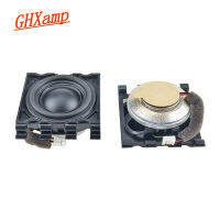 GHXAMP 4Ohm 15W Full Range Speaker Enthusiast Speaker Unit Rubidium Magnet Refit Car Audio Midrange Treble Driver 2pcs