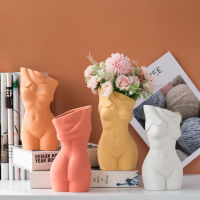 Nordic Vase For Decoration Bum Vase Dried Flowers Body Vase Home Decoration Accessories For Living Room Decoration Bedroom