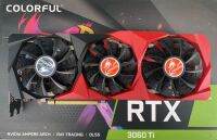 VGA (การ์ดจอ) Colorful BattleAx Nvidia GeForce RTX 3060Ti 8GB GDDR6 -3 Fans มือสอง ประกันไทย