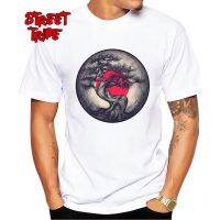 New 100% Cotton Life Recording Men T-Shirt Vintage Tree Sunset Printed Men Tee Shirts Crew Neck Geek Tops