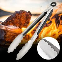 9/12/16 Inch Long Bbq Tongs Non-Slip Handle Stainless Steel Fried Barbecue Clip Salad Bread Clamp Home Kitchen BBQ Tools Cooking Utensils