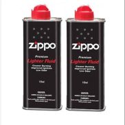 Bộ 2 Xăng Zippo Mỹ chính hãng made in USA có mã vạch logo nổi tem phản