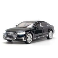 รถลาก A8 Audi แบบ1/24ของเล่นเก็บสะสมของขวัญสำหรับเด็ก