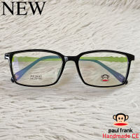 Paul Frank แว่นตาสำหรับตัดเลนส์ สายตา กรอบแว่นตา ชาย หญิง Fashion รุ่น 3007 สีดำขาเขียว กรอบเต็ม ทรงรี ขาข้อต่อ วัสดุ TR 90 รับตัดเลนส์ทุกชนิด