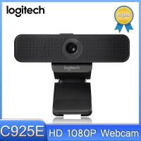 Logitech C925e 1080p Webcam Autofocus USB Cam with HD Video and Built-In Stereo Microphones Professional Wide Angle Cam