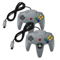 สายยาวแป้นคุมเล่นเกม N64แฟชั่นระดับมืออาชีพสำหรับอุปกรณ์เสริมเกมแพดเกม Nintendo 64เกมคอนโซล