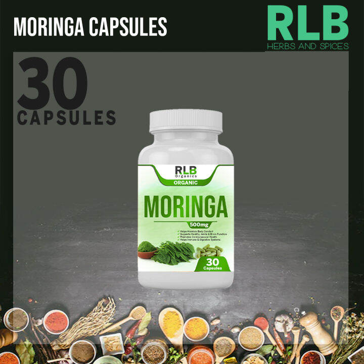 Moringa Capsules 30 pcs Antioxidant & Immune System Booster Herbal Food