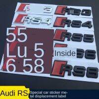 NEW Applicable Audi Side Label A4la6la3a5a8l Metal Car Logo Refitting Rs4rs5rs3rs6rs8 Rear Standard qing