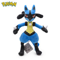 Original Pokemon Riolu Lucario ตุ๊กตาหุ่นตกแต่งการ์ตูนตุ๊กตาตุ๊กตาของเล่น Kawaii เด็กของขวัญวันเกิดสำหรับ Boy-Deuerir