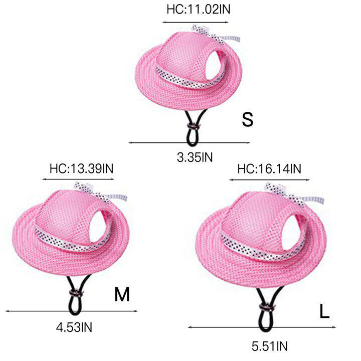 หมวกกันแดดสำหรับสุนัขหมวกสุนัขน่ารักลำลองกลางแจ้งสำหรับสุนัขลูกสุนัขสวมใส่กลางแจ้ง