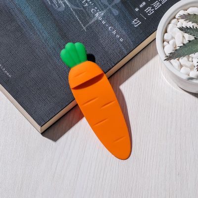 Office Silicone Bookmark Divider Tool Student Book Holder Cute Bookmark Carrot Bookmark Creative Bookmark