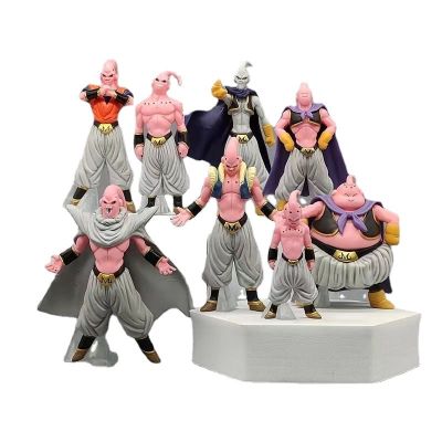 ZZOOI 8pcs/set  Anime Dragon Ball Z Super Buu Figure Majin Buu Figurine PVC Action Figures Collection Model Toys for Children Gifts
