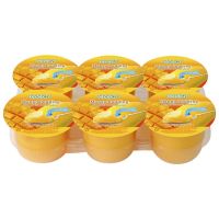 Cocon Mango Pudding With Nata De Coco มีเนื้อ 1 ถ้วย น้ำหนัก 118 กรัม มี 6 อัน BBF 10/10/24