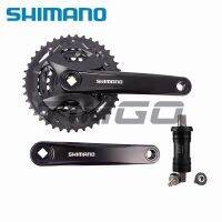 Shimano FC-MT101 3 × 9 Speed MTB จักรยาน Crankset Square Taper 40-30-22T / 44-32-22T 170มม.