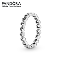 Pandora Openwork heart silver ring แหวนเงิน แหวนหัวใจ แหวนเงินหัวใจ แหวนหัวใจเงิน แหวนแพนดอร่า แพนดอ่ร่า