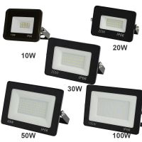 LED Floodlight 50W 30W 20W 10W Ultra Thin Led Flood Light Spotlight Outdoor 220V IP65 IP 65 SMD 5730 Outdoor Wall Lamp Cold Warm