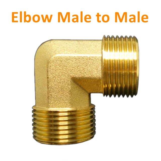 Pneumatic Plumbing Brass Pipe Fitting Male/Female Thread 1/8" 1/4" 3/8
