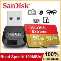 SanDisk Extreme microSD Card MobileMate USB 3.0 Reader A2 4K High speed 190MB/s UHS-I micro SD Memory Cards for Nintendo Camera