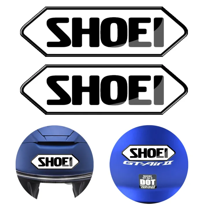 1 Set 3D Shoei Motorcycle Helmet Sticker Shoei Helmet Visor Decals Gt