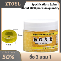 ZTOYL สายรัดเหยื่อยางสำหรับตกปลา1000ชิ้น700ชิ้น2000ชิ้นสำหรับเหยื่อหนอนเลือดวงยืดหยุ่น