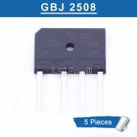 5ชิ้น GBJ2508 GBJ 2508 25A/800V แก้วแบบวงจรเรียงกระแสเดิมใหม่