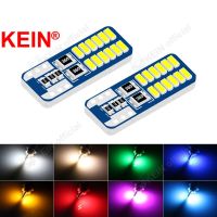 Kein หลอดไฟ Led 24SMD T10 W5W 194 501 สีแดง สําหรับติดป้ายทะเบียนรถยนต์ รถจักรยานยนต์