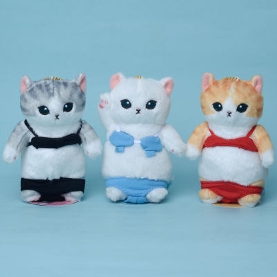 Mofusand Cat Plush Dolls Gift For Girls Kids Bag Pendant Bikini Cat Stuffed Toys For Kids Keychain Dolls