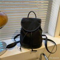 ✒☞♈ Autumn Fashion Casual Double One Shoulder Simple Style Ladies Backpack Full of Charm School Bag Solid Color