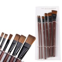 6Pcs Nylon Acrylic Oil Paint Gouache Brushes For Artist Supplies Watercolor Set Drop Shipping Cups  Mugs Saucers