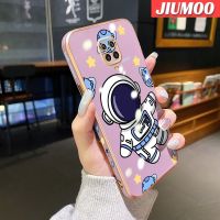 เคส JIUMOO สำหรับ Xiaomi MI POCO M2 Pro Redmi Note 9S Note 9S Pro เคสลายการ์ตูนนักบินอวกาศสุดหรูแบบบางเคสโทรศัพท์ซิลิโคนนิ่มคลุมทั้งหมดเคสป้องกันทนแรงกระแทกกล้อง