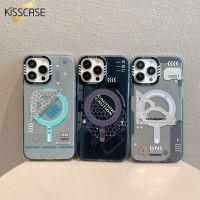 KISSCASE เคส IPhone15ProMax เจ๋งมากเคสโทรศัพท์เทคโนโลยีเทรนด์เท่ Magsafe Unbounded เคสฝ้าสำหรับ Apple15ฝาหลังโทรศัพท์มือถือป้องกันการตกสำหรับ iPhone 15 14 13