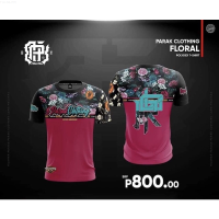 เสื้อยืด PARAK CLOTHING › ลายดอกไม้ Full Sublimation XS-5XL {in store}