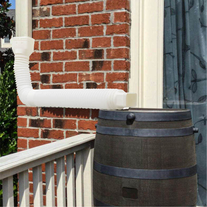 Downspout Extender PE ABS Flood Prevention Retractable Rain Gutter ...