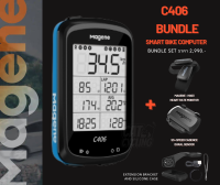 ไมล์จักรยาน Magene C406 Bundle Set มาพร้อมกับ Heart Rate และรอบขา