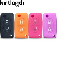 [New Changes]ซิลิโคน Remote Key กรณี Shell สำหรับ Peugeot 207 307 307S 307CC 307SW 308 308SW 3008สำหรับ Citroen C2 C3 C4 C5 C Crosser