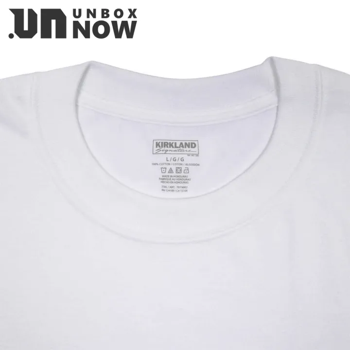 Original Kirkland Signature Mens Crew Neck Tee White Lazada PH