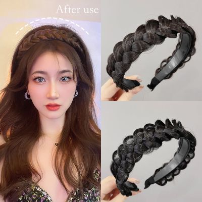 【CC】 2022 Fashion Adjustable Twist Hair Bands  for Braid Headband Toothed Non-slip Headbands Accessories