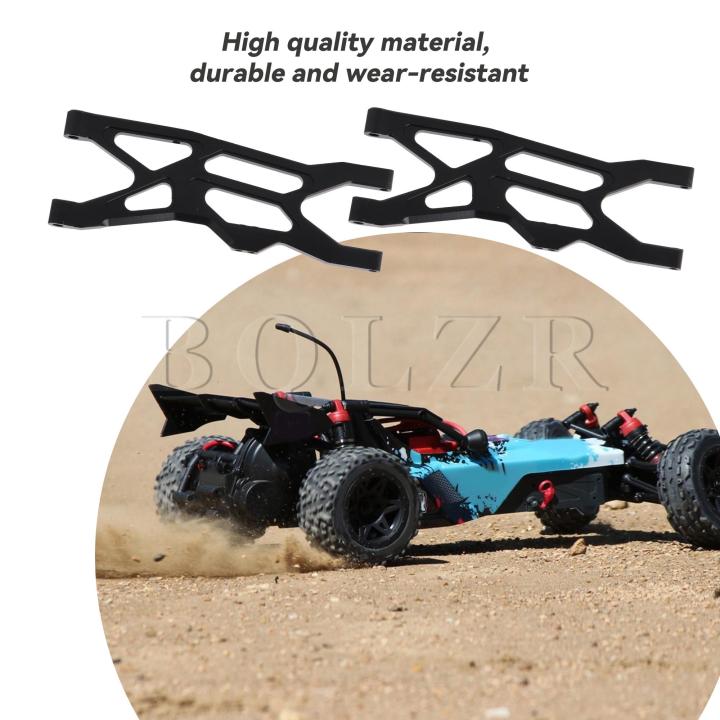 rc1-อะไหล่แขนตัวยึดข้างหลังด้านล่าง10ชิ้นสำหรับ-arrma-outcast-set-2ชิ้นสีดำ