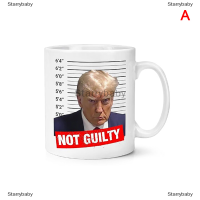 Star Trump Mugshot-แก้วกาแฟ11ออนซ์-Trump 2023 Georgia คุก Mugshot-ถ้วยกาแฟเซรามิกสีขาวแปลกใหม่