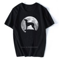 Italian Greyhound And Moon T-Shirt Tee Shirt Hipster Harajuku Clothing T Shirt Cotton Shirts Funny Top Tee 【Size S-4XL-5XL-6XL】