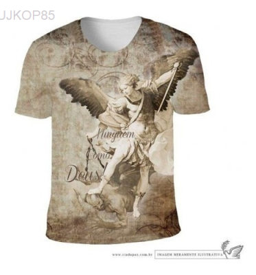 2023 New Camiseta Sao Miguel Arcanjo Sepia (free custom name&amp;) Unisex T-shirt 【Free custom name】