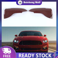 【เบอิก?】ชิ้นส่วนเชือกยาวของตกแต่งที่เท้าแขนประตูรถภายใน2ชิ้นใช้ได้กับ Ford Mustang 2015-2022