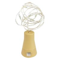 ™ 10/20 LED Solar Wine Bottle Cork Shaped String Lights Night Fairy Christmas Fair G2AB