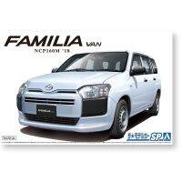 ชุดแปลนอาคารโมเดลรถของเล่นพลาสติกสำหรับ NCP160M 1/24 Mazda Familia 18 MPV รถ Hoy 05786