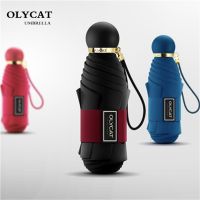 OLYCAT Parapluie Rain Women and Men Umbrella Mini Pockets Umbrella 260g Small Folding Kid Umbrella Men Sun Rain Gear Parasol